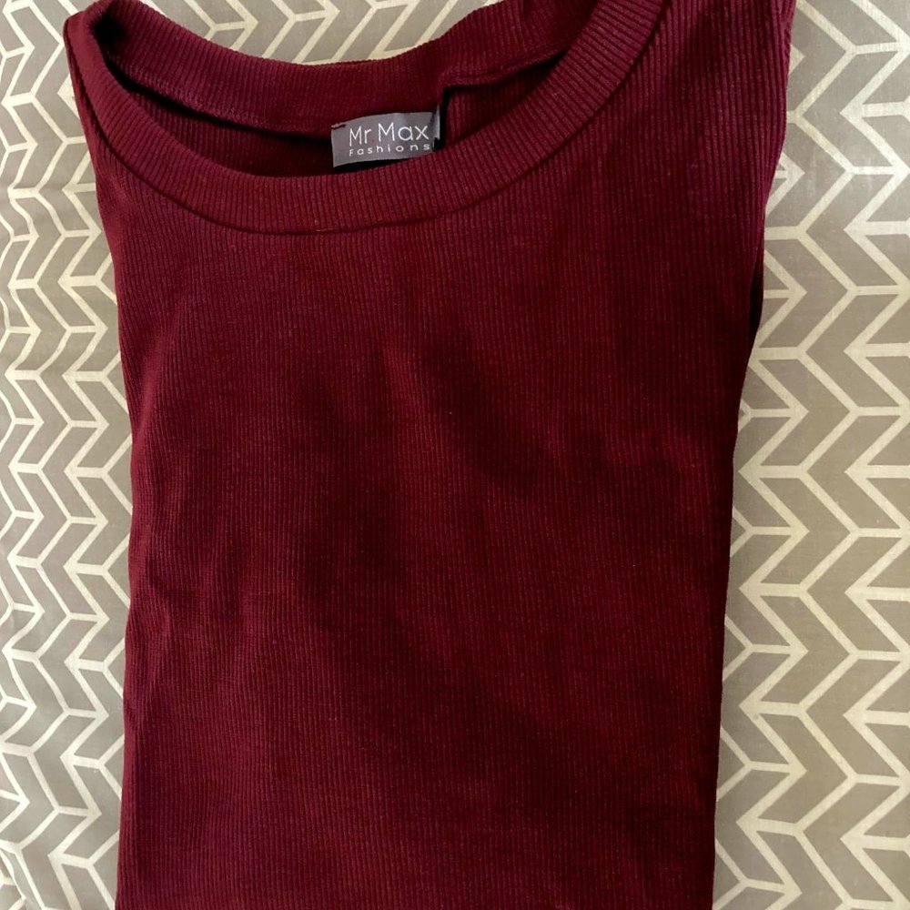 NWOT Mr. Max rib knit top